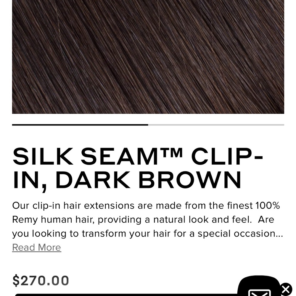 Bellami Silk Seam Clip ins 20 inch